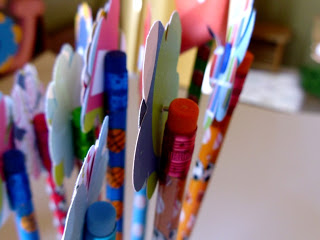 Pencil Bouquet Tutorial featured by top US sewing blog, Ameroonie Designs