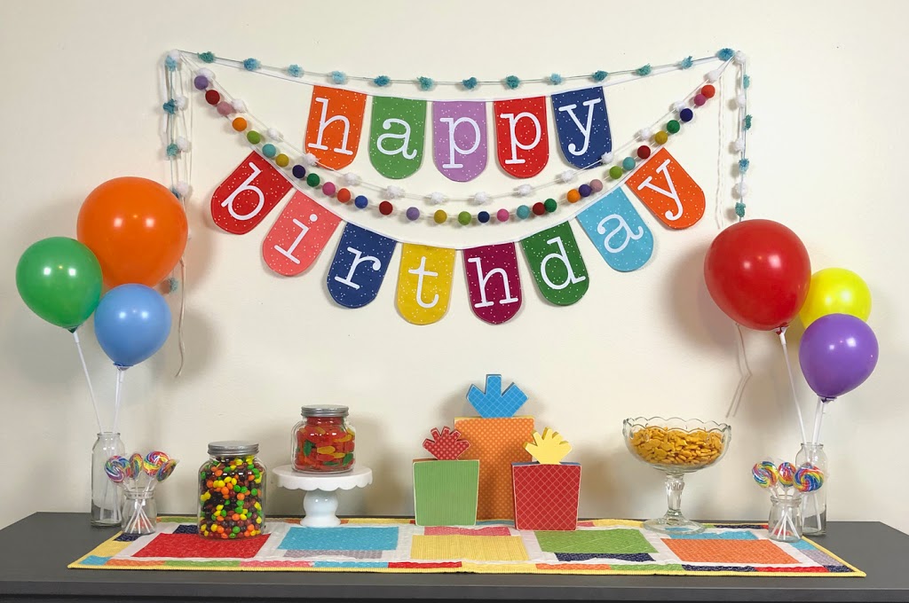 DIY Birthday Party with the Cricut Maker - The Happy Scraps