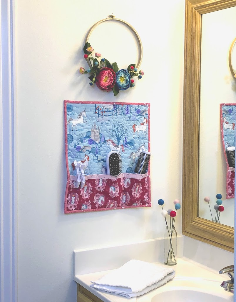 DIY Embroidery Hoop Hanging Wall Organizers