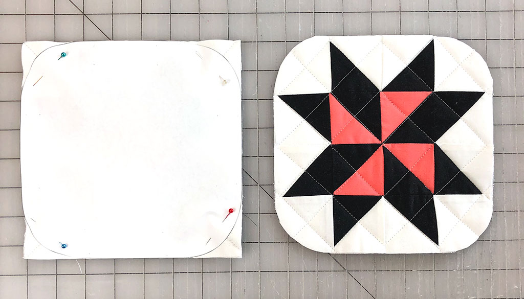 Quilt Block Hot Pad and Trivet Set Ameroonie Designs