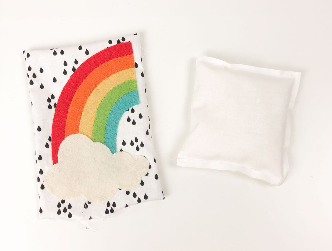 Rainbow Wool Applique Pincushion Ameroonie Designs