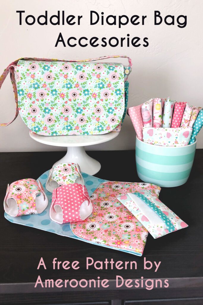 Toddler Diaper Bag Accessories free pattern - Ameroonie Designs
