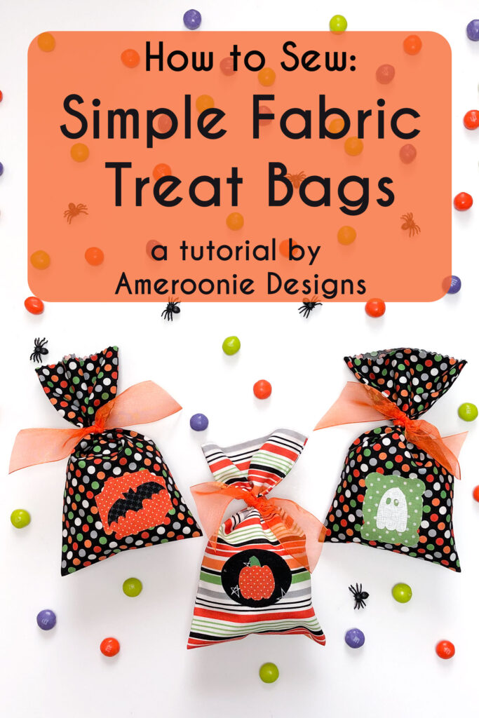 How to sew simple treat bags.