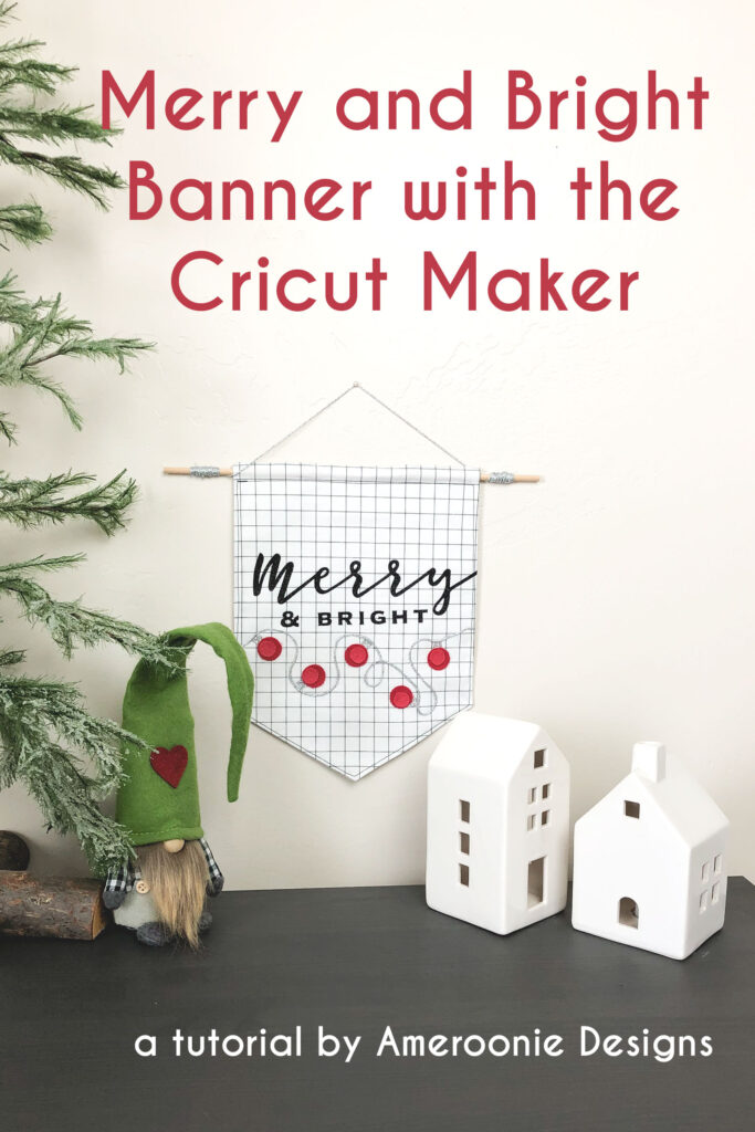 How to Make a Canvas Banner Using a Cricut and Iron-on Vinyl 