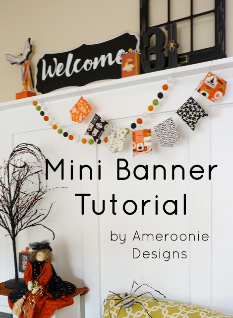 Mini Banner sewing tutorial