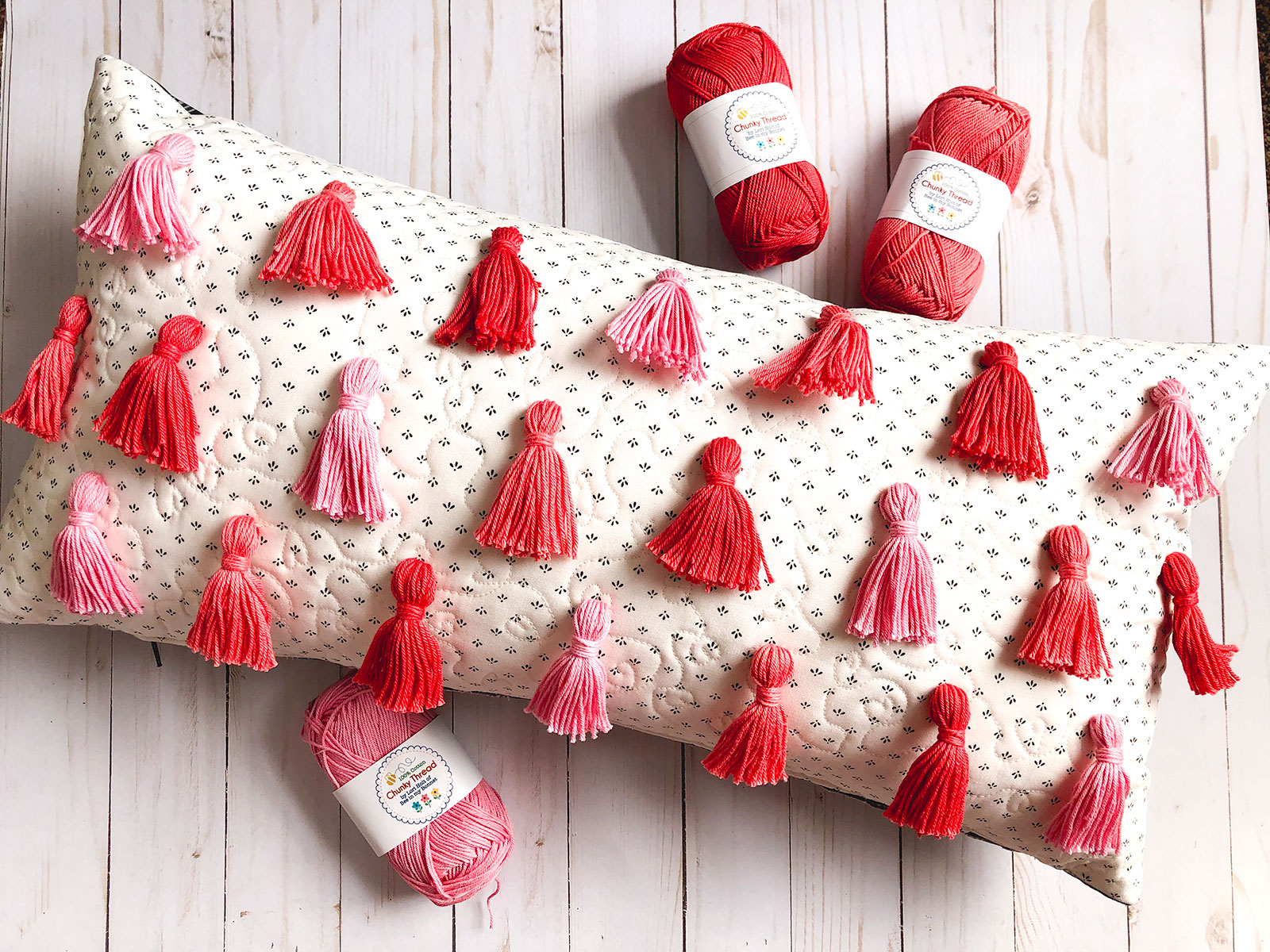 Tassel Pillow DIY Ameroonie Designs Customize your own accent pillow