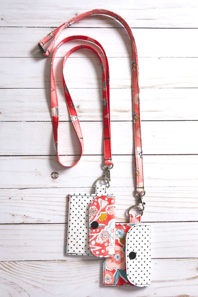 Fabric Lanyard and Badge Holder DIY Free Sewing Pattern