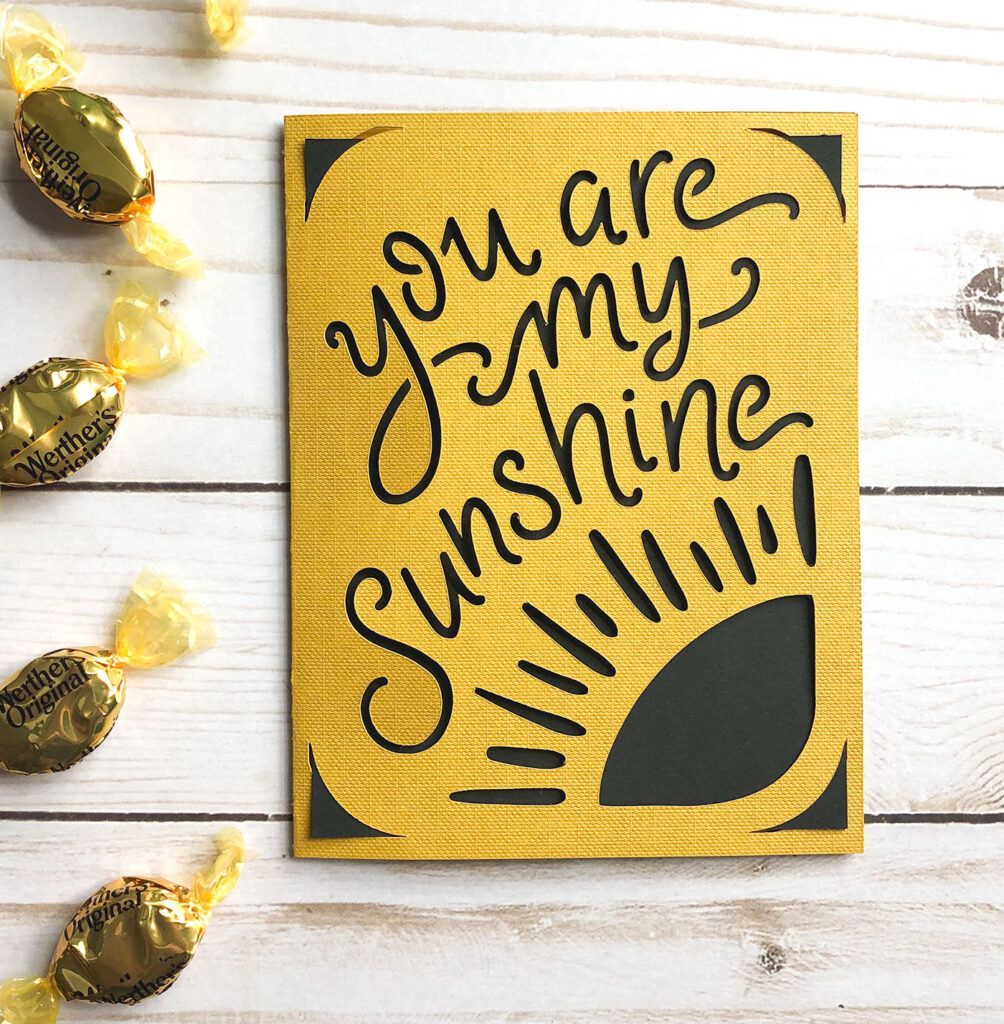 Sunshine Box with Cricut Joy - Ameroonie Designs