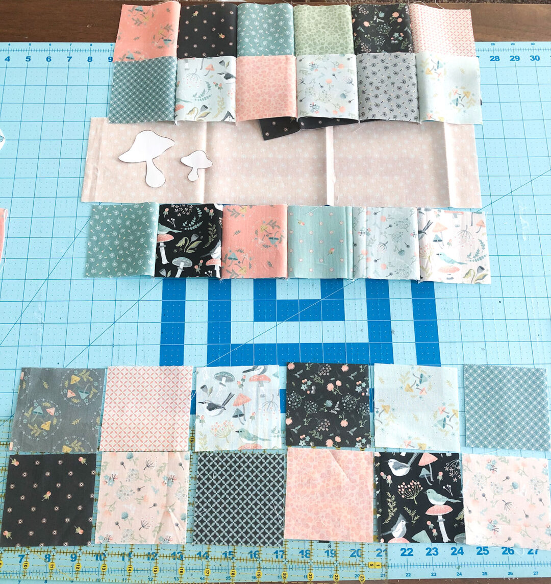 Make an easy and adorable Patchwork Doll Quilt she will treasure