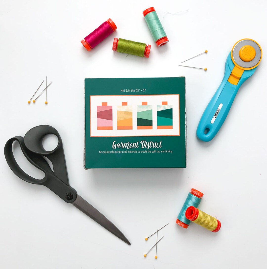 Make a sewing themed Mini quilt to delight and inspire