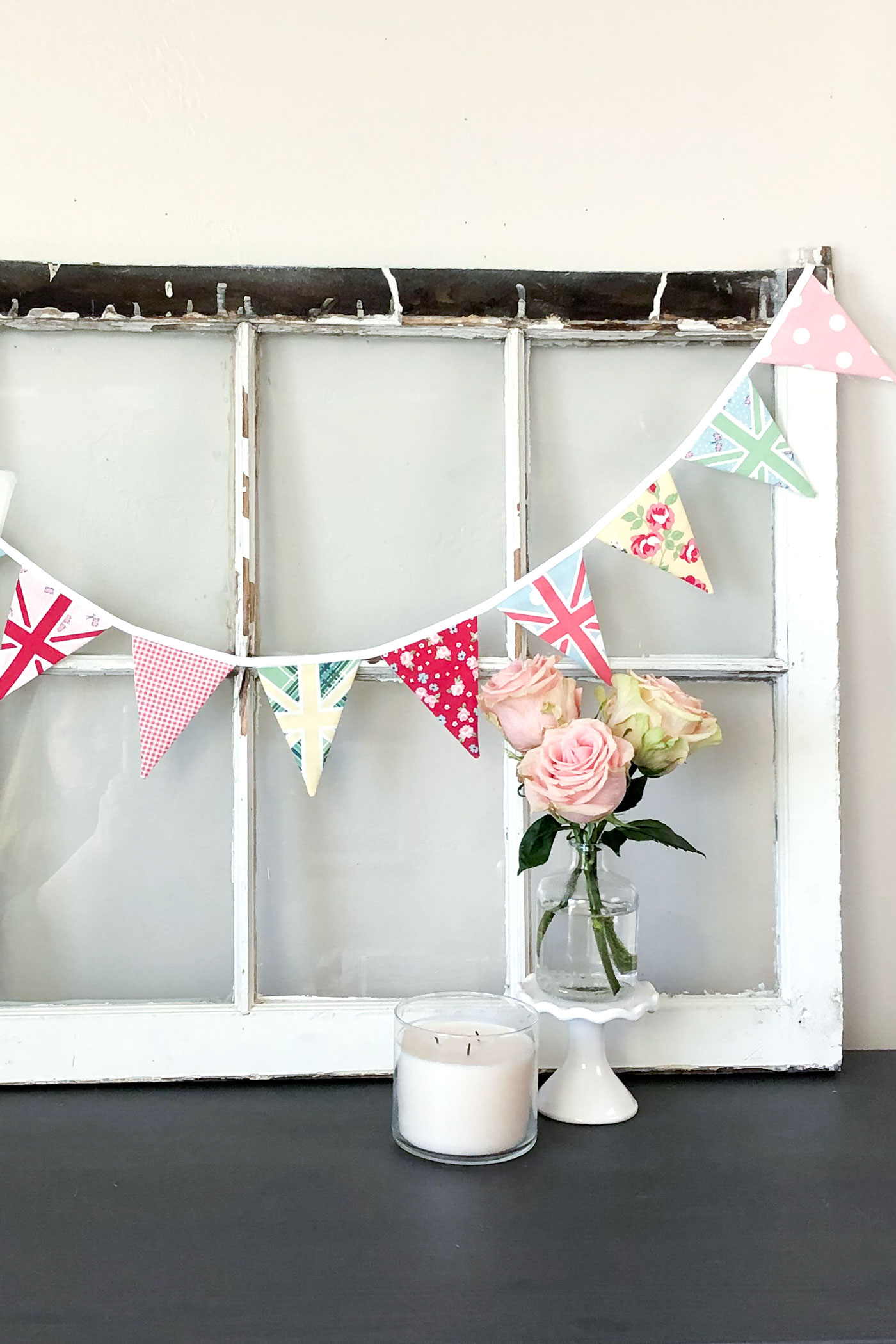 Two ways to sew a beautiful and simple fabric bunting - Ameroonie Designs