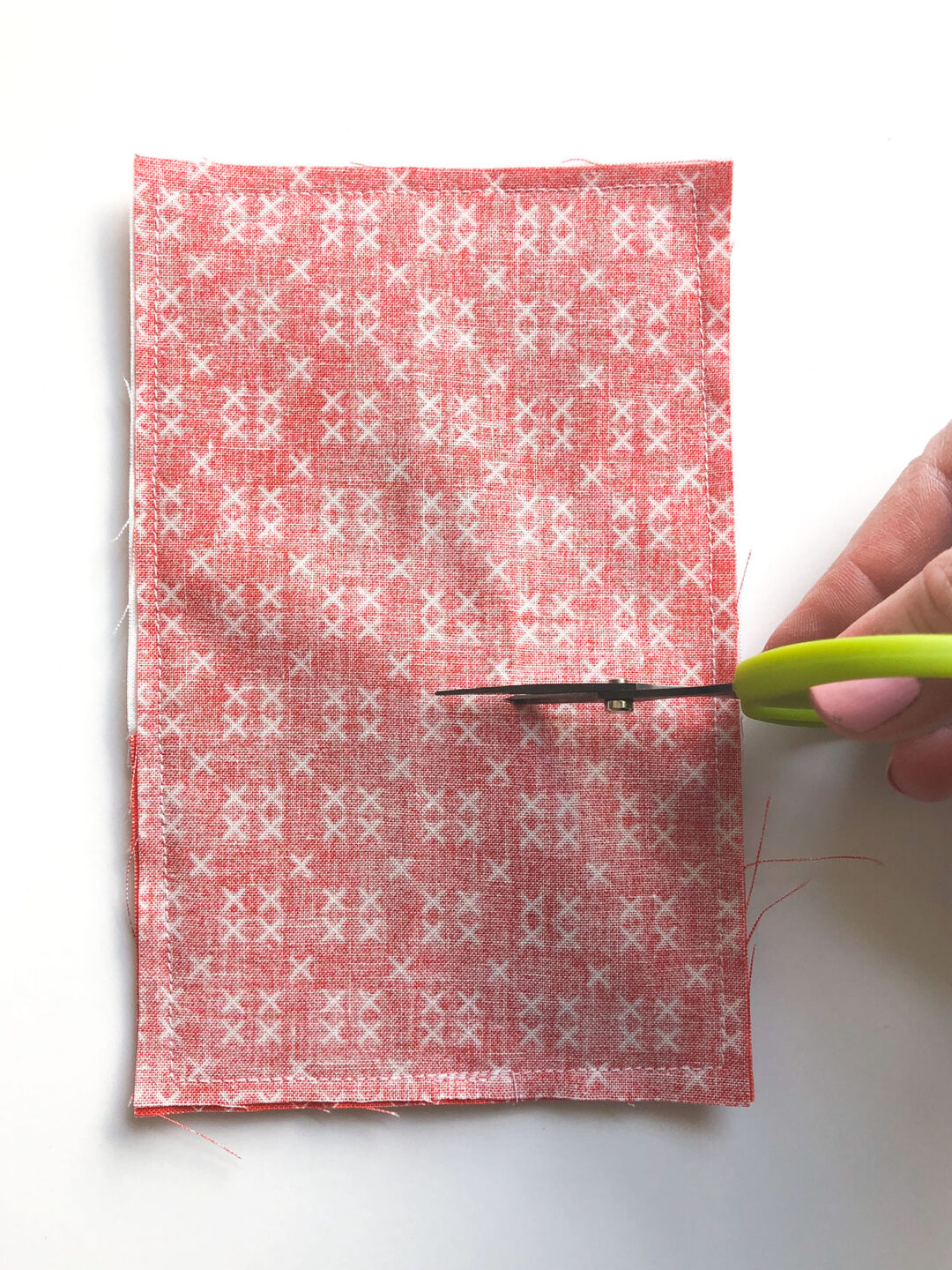 Embroidered Strawberry Mini pillow tutorial Ameroonie Designs