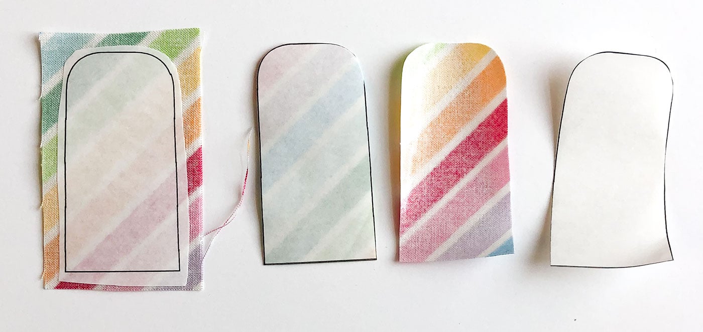 Popsicle Mug Rug Pattern A deliciously fun and free Popsicle Mug Rug Sewing tutorial