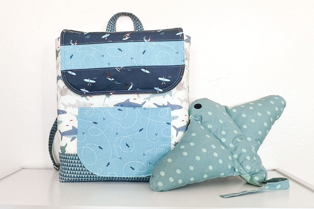 Diaper bag backpack online sewing pattern