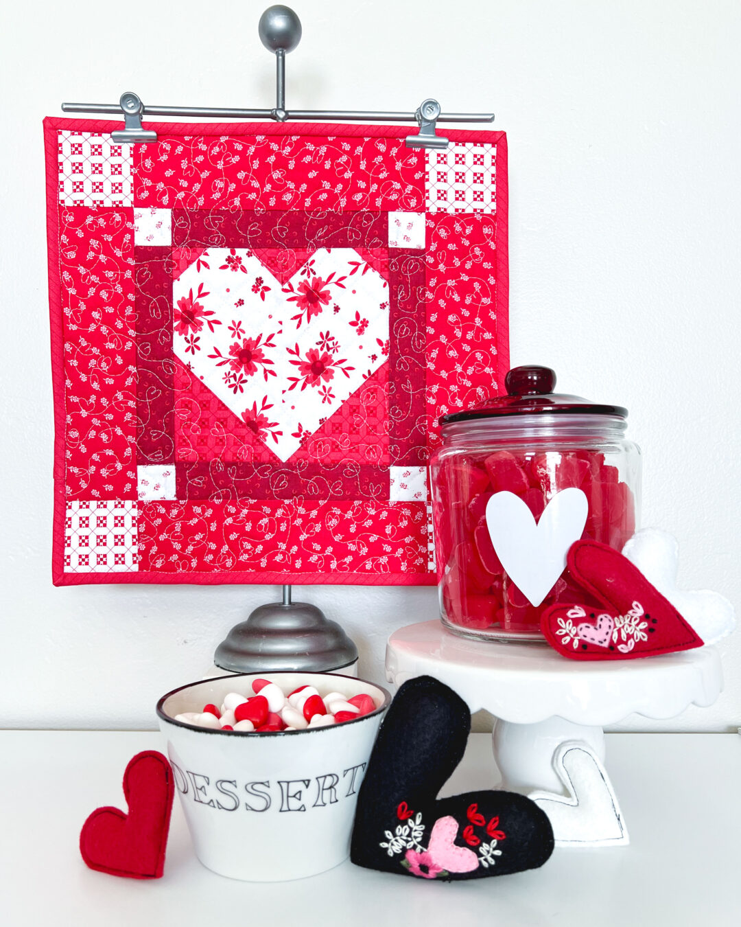 3 tips to sew Valentine's Decor you will adore - Ameroonie Designs