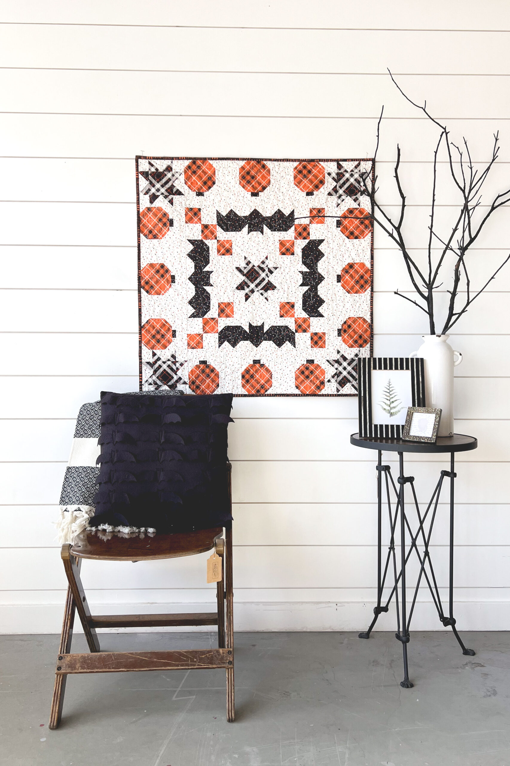 Learn to Sew a quick and fun Halloween Table Topper